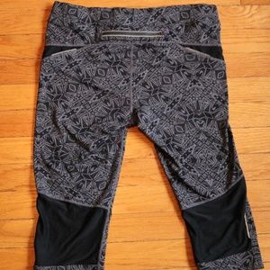 Gray Athleta Run Capris